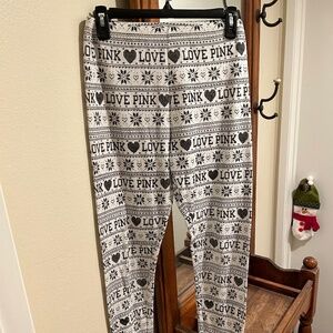victorias secret pink pj pants medium